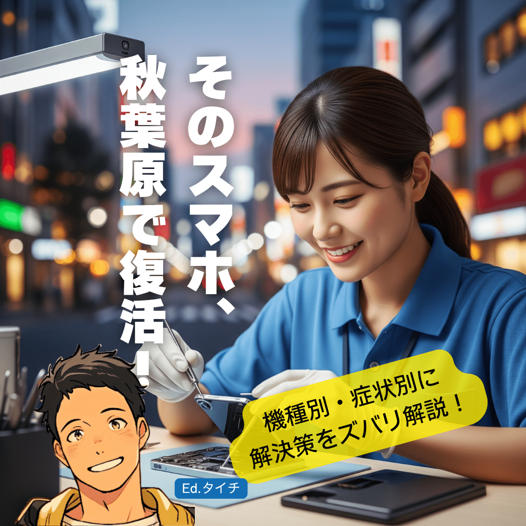 機種別・症状別ー秋葉原でのスマホ修理処方箋
