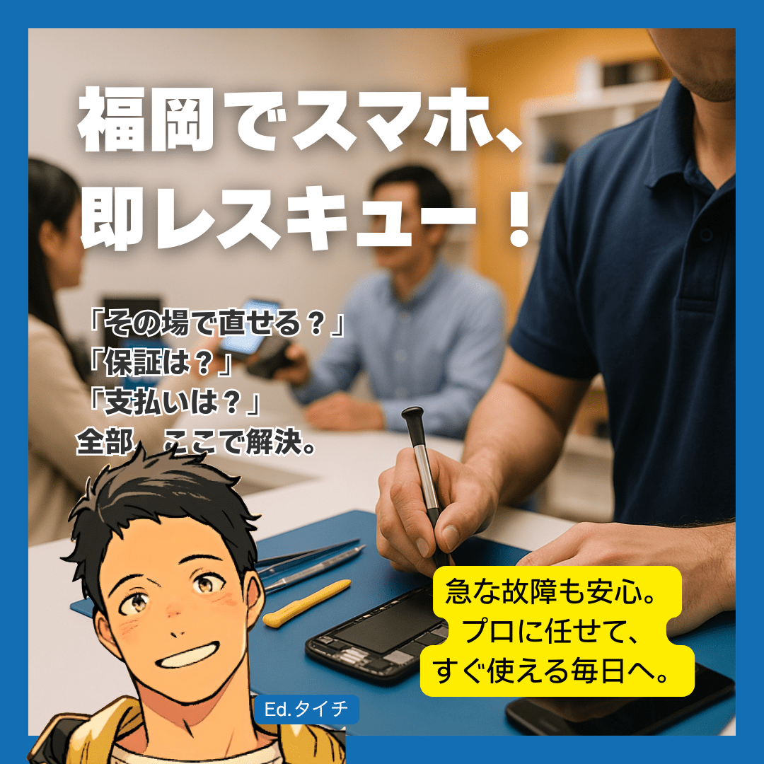 福岡でのスマホ修理に関するQ&A