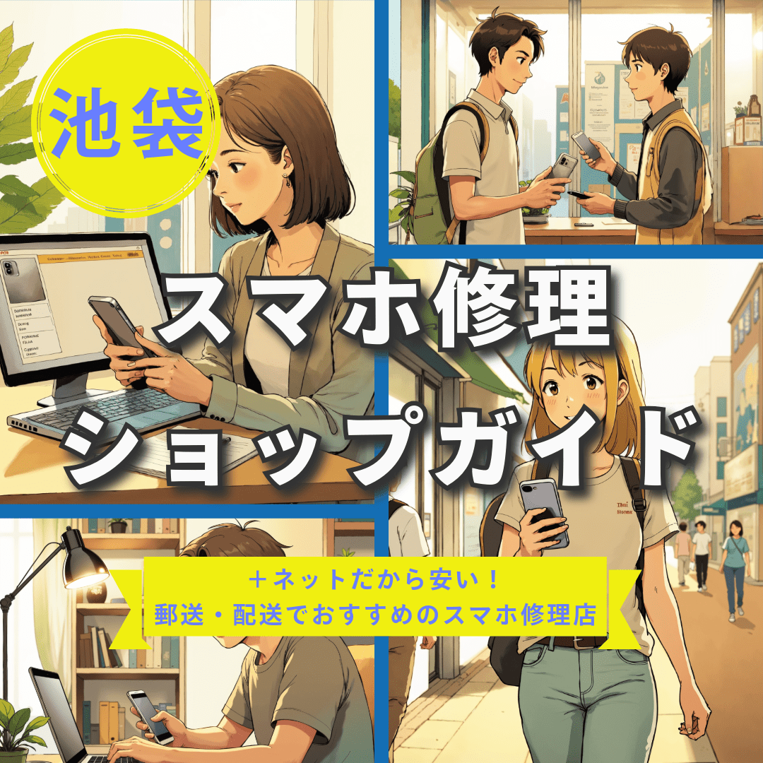 【池袋】スマホ修理はどこが安い？おすすめ店舗を東西口別に徹底比較！選び方のポイントも解説