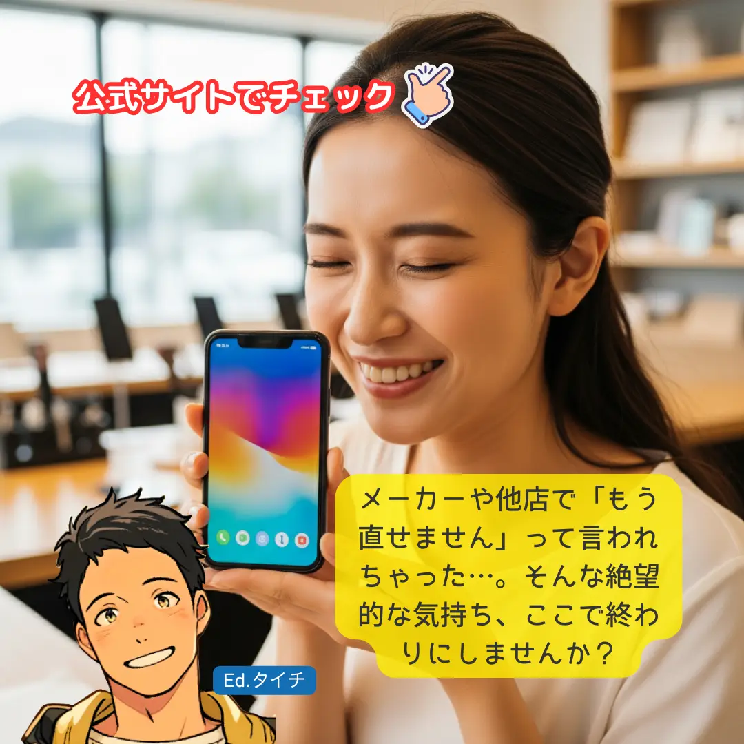 メーカーや他店で「もう直せません」って言われちゃった…。そんな絶望的な気持ち、ここで終わりにしませんか？