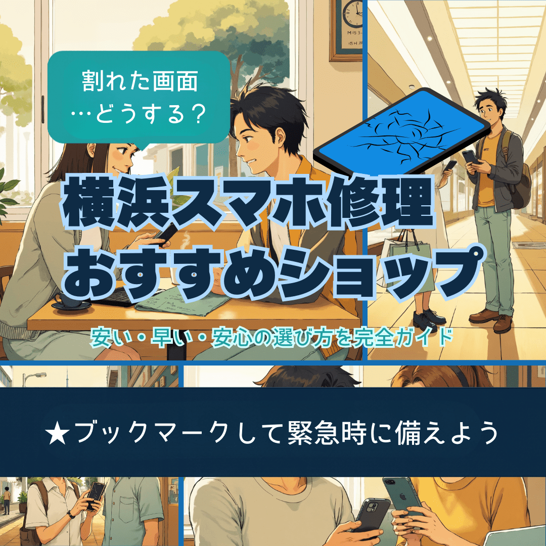 横浜のスマホ修理はココ！安い・早い・安心のおすすめ店＆失敗しない選び方完全ガイド (iPhone/Android対応)